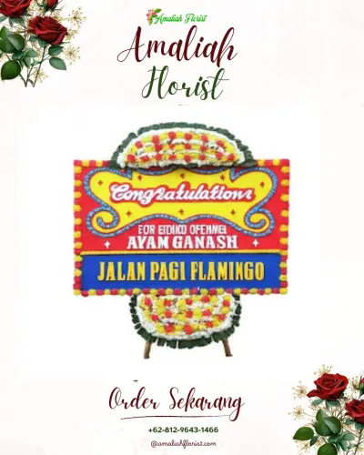 Bunga Papan Congratulation di Galaxy Convention Center